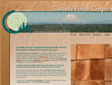 Tablet Screenshot of cascadeforestcorporation.com